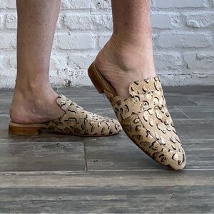Leopard Print Men's Slip-On Loafers